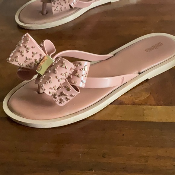 Melissa Pink Sandals - Picture 3 of 9